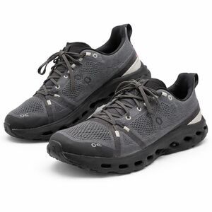 On Running Men's Charcoal and Black Athletic Shoes